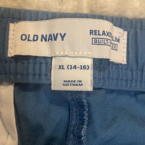 Old Navy relaxed slim built in flex pull on pants drawstring boys size 14–16 XL - Picture 10 of 10
